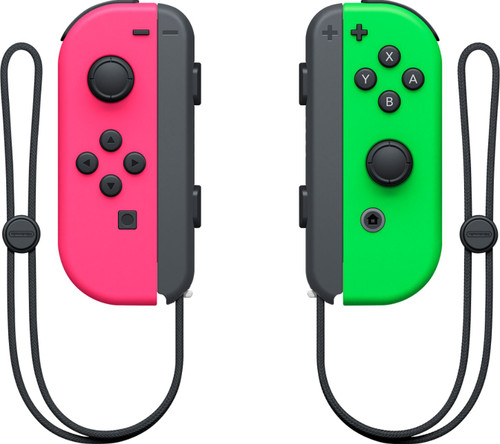 Nintendo - Joy-Con (L/R) Wireless Controllers for Nintendo Switch - Neon Pink/Neon Green