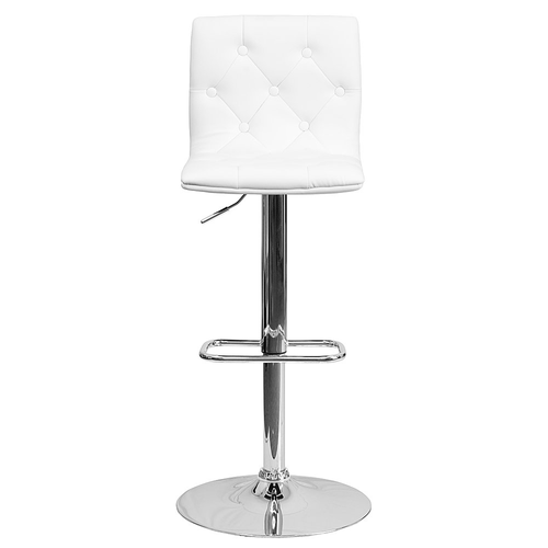 Flash Furniture - Sammie Contemporary Vinyl Barstool (set of 2) - White