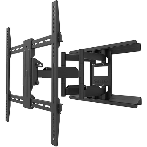 Kanto Full Motion TV Wall Mount for Metal Studs for Most  34" to 65" TVs - Black