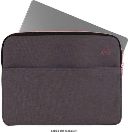 Speck - Transfer Pro Pocket Protective Sleeve Universal 15"-16" for MacBook computers, laptops and tablets - Cloudy Grey/Rose Gold