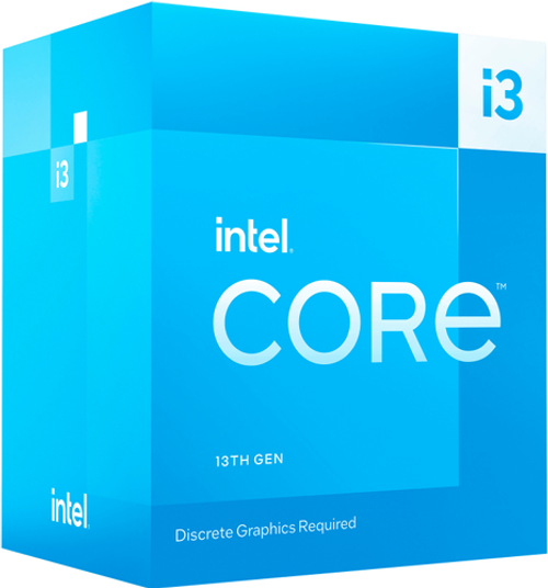 Intel - Core i3-13100F 13th Gen 4-Core 12MB Cache, 3.4 to 4.5 GHz Desktop Processor