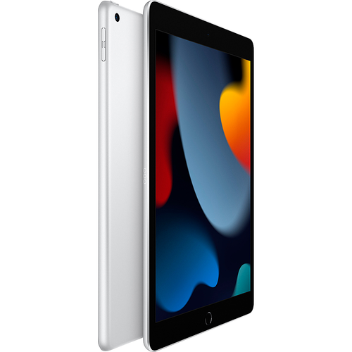 Pre-Owned - Apple 10.2-Inch iPad - (9th Generation) (2021) Wi-Fi + Cellular - 64GB - Silver