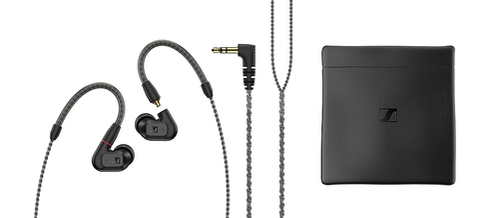 Sennheiser - IE 200 In-Ear Audiophile Headphone-TrueResponse Transducers for Neutral Sound, Impactful Bass & 2yr warranty - Black