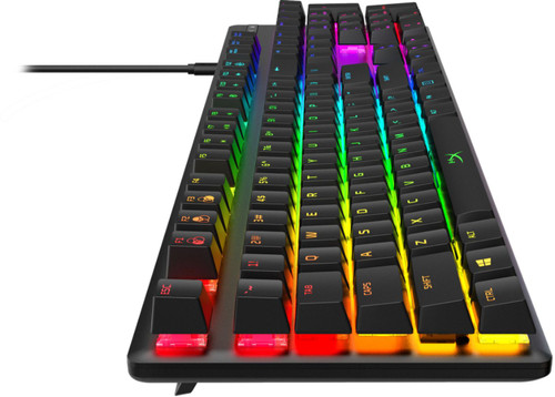 Alloy Origins Mechanical Wired Gaming HyperX Red Switch Keyboard with RGB Back Lighting - Black