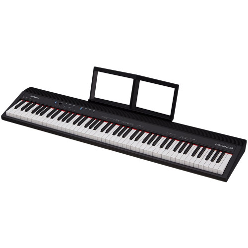Roland - Full-Size Keyboard with 88 Velocity-Sensitive Keys - Black