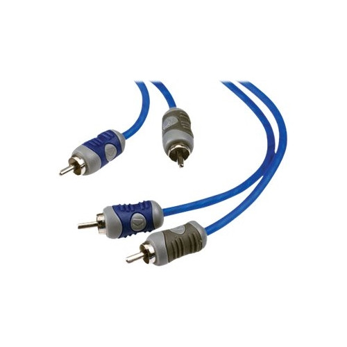 KICKER - K-Series 6.6' Audio RCA Cable - Blue