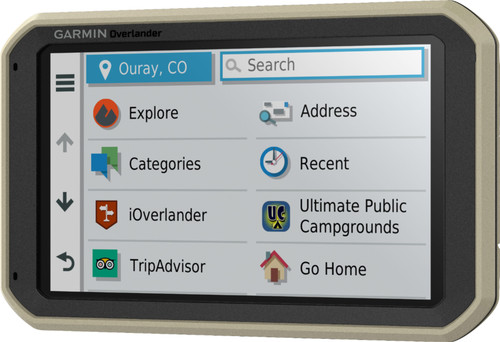 Garmin - Overlander GPS with Built-In Bluetooth - Gray