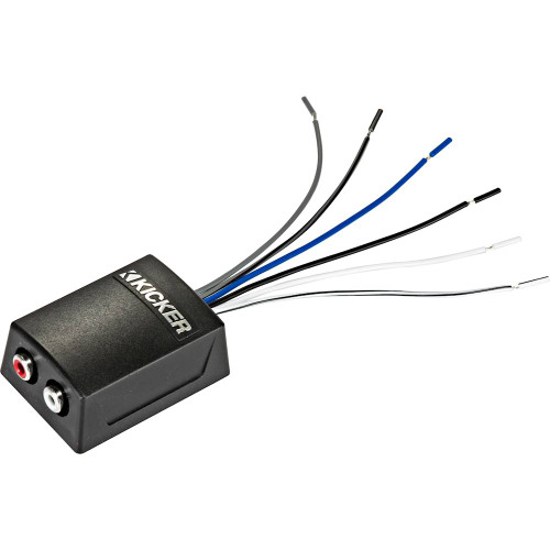 KICKER - KISLOC Speaker Wire-to-RCA Converter - Black