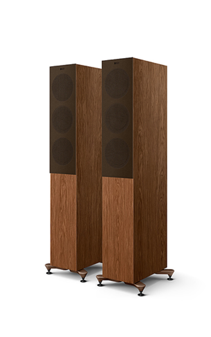 KEF - R5 Meta Floorstanding Loudspeaker (Each) - Walnut