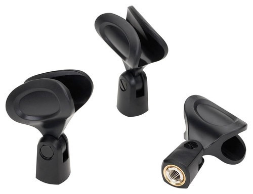 Samson - Microphone Clips (3-Pack) - Black