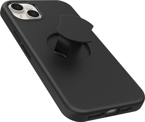OtterBox - OtterGrip Symmetry Series Hard Shell for Apple iPhone 14 Plus - Black