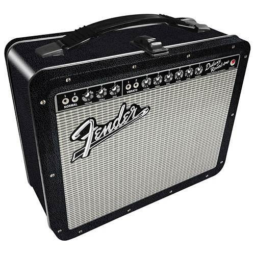 Aquarius - Fender Tolex Tin Lunch Box - Black