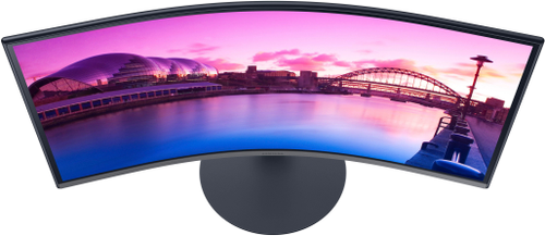 Samsung - S39C series 32" LED 1000R Curved FHD FreeSync Monitor with Speakers