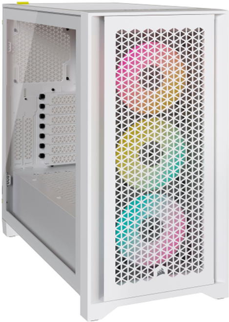 CORSAIR - iCUE 4000D RGB AIRFLOW AXT Mid-Tower Case - True White
