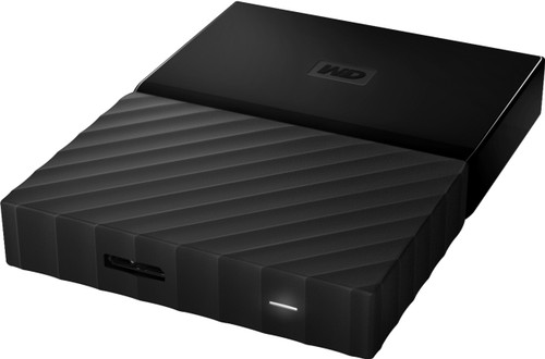 WD - My Passport 5TB External USB 3.0 Portable Hard Drive with Hardware Encryption - Black