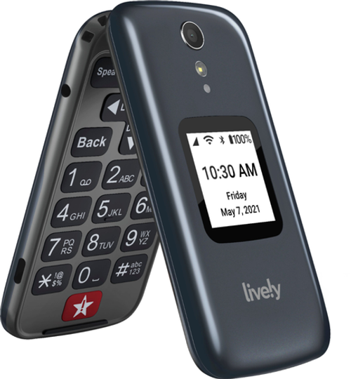 Lively™ - Jitterbug Flip2 Cell Phone for Seniors - Gray