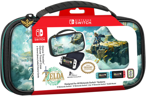 RDS Industries - Nintendo Switch Game Traveler Deluxe Zelda Tears of the Kingdom Travel Case designed for all Nintendo Switch systems