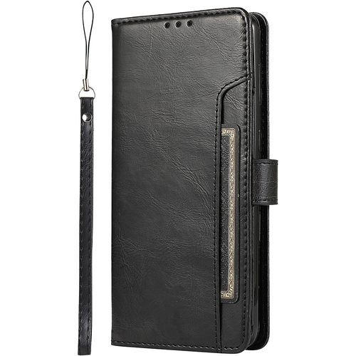 SaharaCase - Folio Wallet Case for Samsung Galaxy S23 - Black