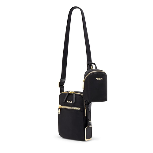 TUMI - Voyageur Persia Crossbody - Black/Gold