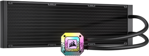 CORSAIR - iCUE H170i ELITE CAPELLIX XT 140mm Fans + 420mm Radiator Liquid Cooling System - Black