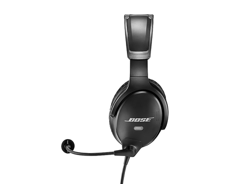 Bose - A30 Noise Cancelling Over-the-Ear Aviation Headphones - Black