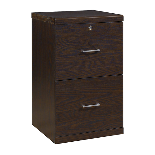 OSP Home Furnishings - Alpine 2-Drawer Vertical File with Lockdowel™ Fastening System - Espresso