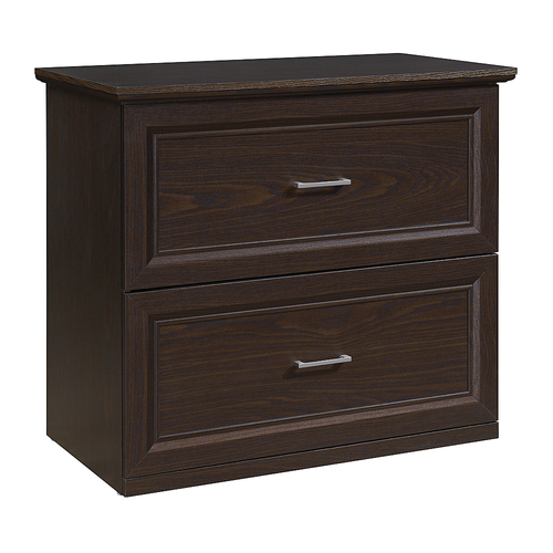 OSP Home Furnishings - Jefferson 2-Drawer Lateral File with Lockdowel™ Fastening System in Espresso Finish - Espresso