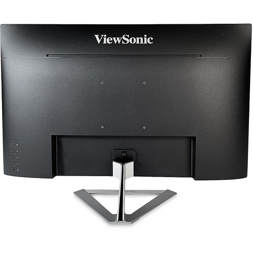 ViewSonic - 27" 4K UHD Thin-Bezel IPS Monitor with USB-C, HDMI, and DisplayPort - Silver