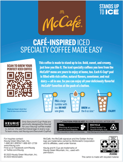 McCafe - Iced One Step Mocha Frappe, 20ct