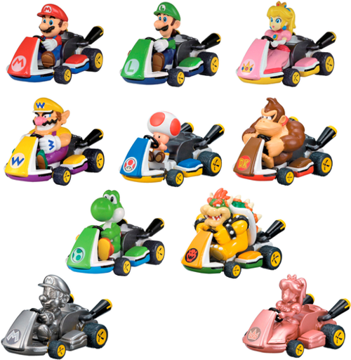 TOMY - Mario Kart Pull Back Racers