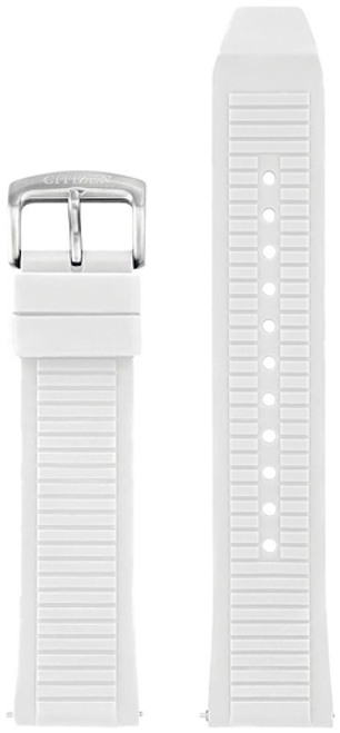 Silicone Band for Citizen CZ Smartwatch 22mm - White