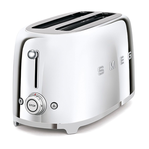SMEG 4-Slice Toaster TSF02 - Stainless Steel