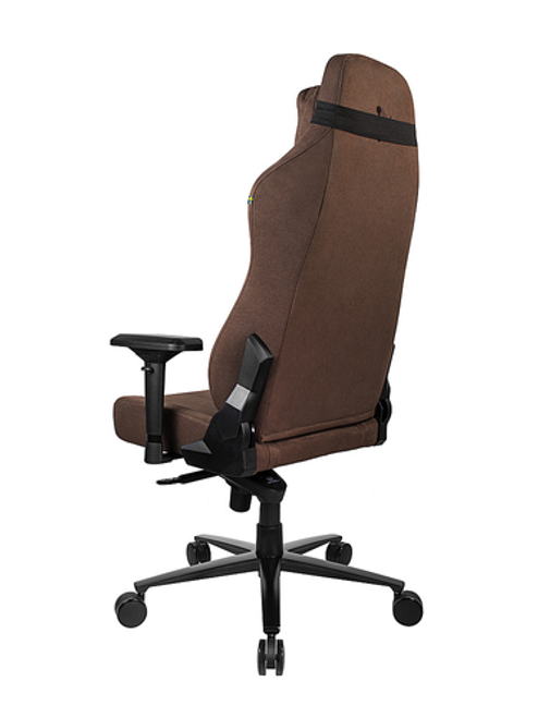 Arozzi - Vernazza Series Top-Tier Premium Supersoft Upholstery Fabric Office/Gaming Chair - Brown