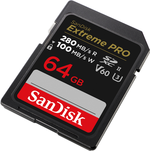 SanDisk - Extreme Pro 64GB SDXC UHS-II V60