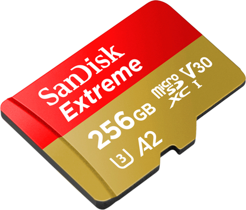 SanDisk - Extreme 256GB microSDXC UHS-I Memory Card Gaming