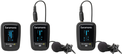 Saramonic - Blink 500 ProX B2 2-Person Wireless 2.4GHz Clip-On Microphone System with Lavaliers