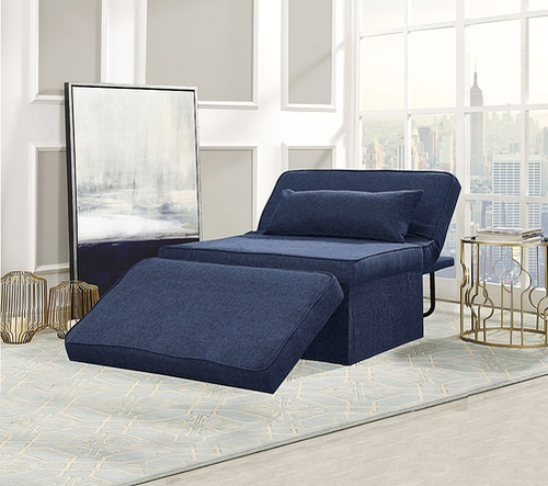 Relax A Lounger - Relax-A-Lounger Kotor Otto-Kube Multi-positional Ottoman - Navy