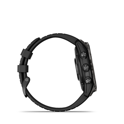 Garmin - epix Pro (Gen 2) Sapphire Edition 47mm Fiber-reinforced polymner - Carbon Gray DLC Titanium with Black Band