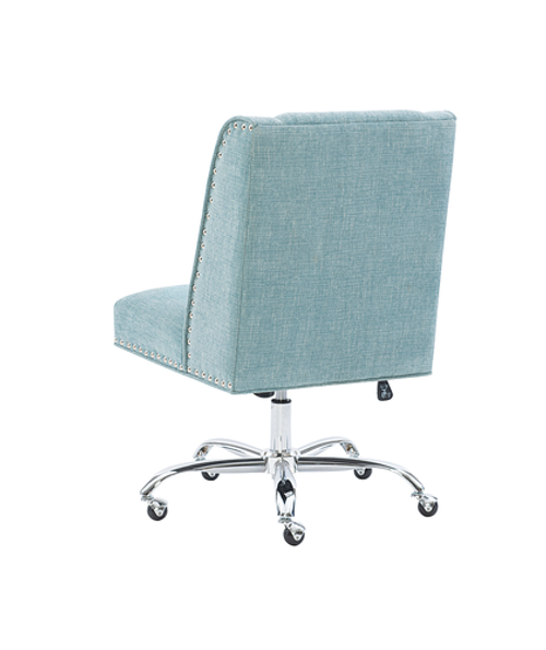 Linon Home Décor - Donora Office Chair - Aqua