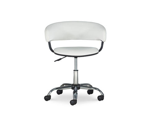 Linon Home Décor - Simken Gas Lift Desk Chair - White