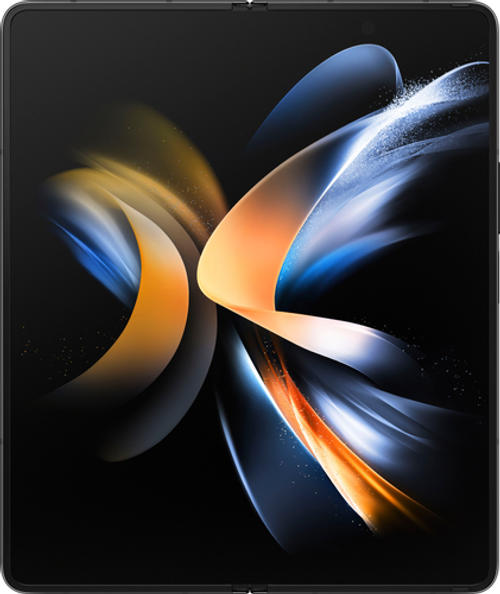 Samsung - Geek Squad Certified Refurbished Galaxy Z Fold4 256GB (Unlocked) - Phantom Black