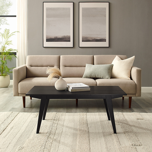 Walker Edison - Scandi Coffee Table - Black