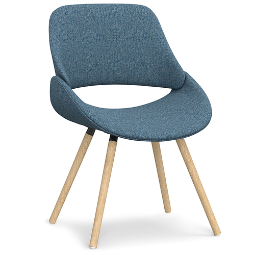 Simpli Home - Malden Bentwood Dining Chair - Denim Blue