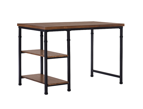 Linon Home Décor - Averill Two-Shelf Desk - Black & Ash