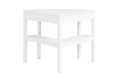 Linon Home Décor - Penrose Corner Desk With Keyboard Tray - White