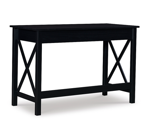 Linon Home Décor - Delevan Solid Wood Laptop Desk With Drawer - Black