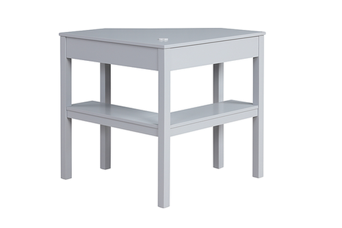 Linon Home Décor - Penrose Corner Desk With Keyboard Tray - Gray