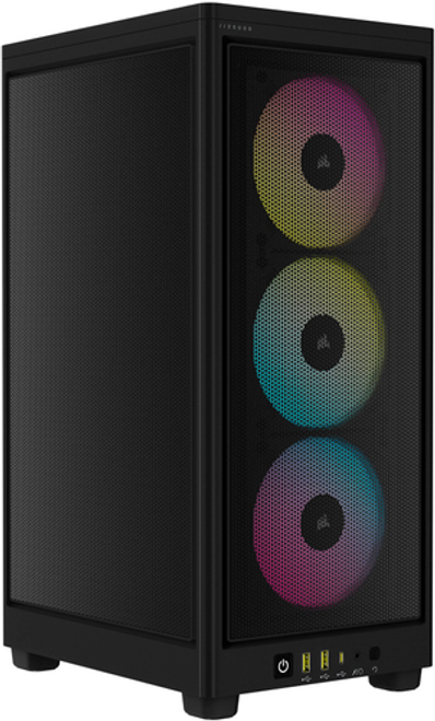 CORSAIR - iCUE 2000D RGB AIRFLOW Mini-ITX Case - Black