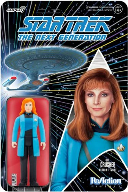 Super7 - ReAction 3.75 in Plastic Star Trek: The Next Generation Action Figure - Dr. Crusher