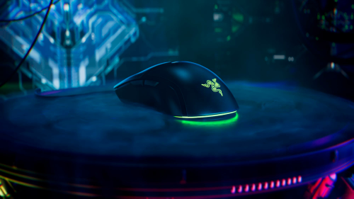 Razer Cobra Wired Gaming Mouse with Chroma RGB Lighting and 58g Lightweight Design - Black